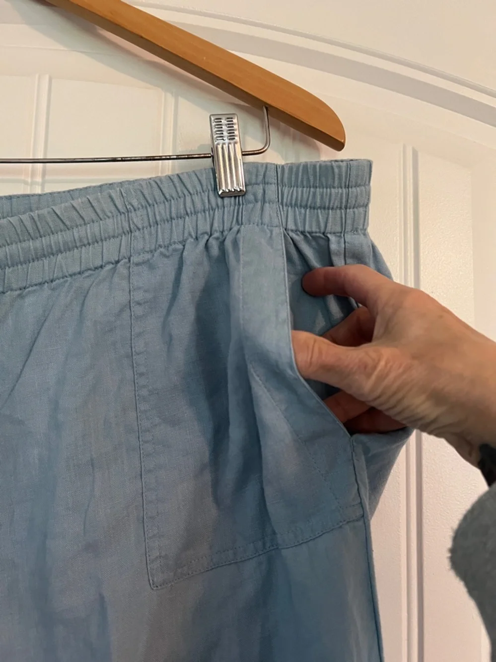Crown & Ivy Beach Linen pants Large - Picture 2 of 5